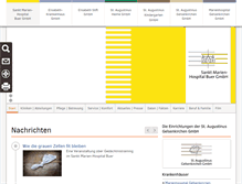 Tablet Screenshot of marienhospital-buer.de